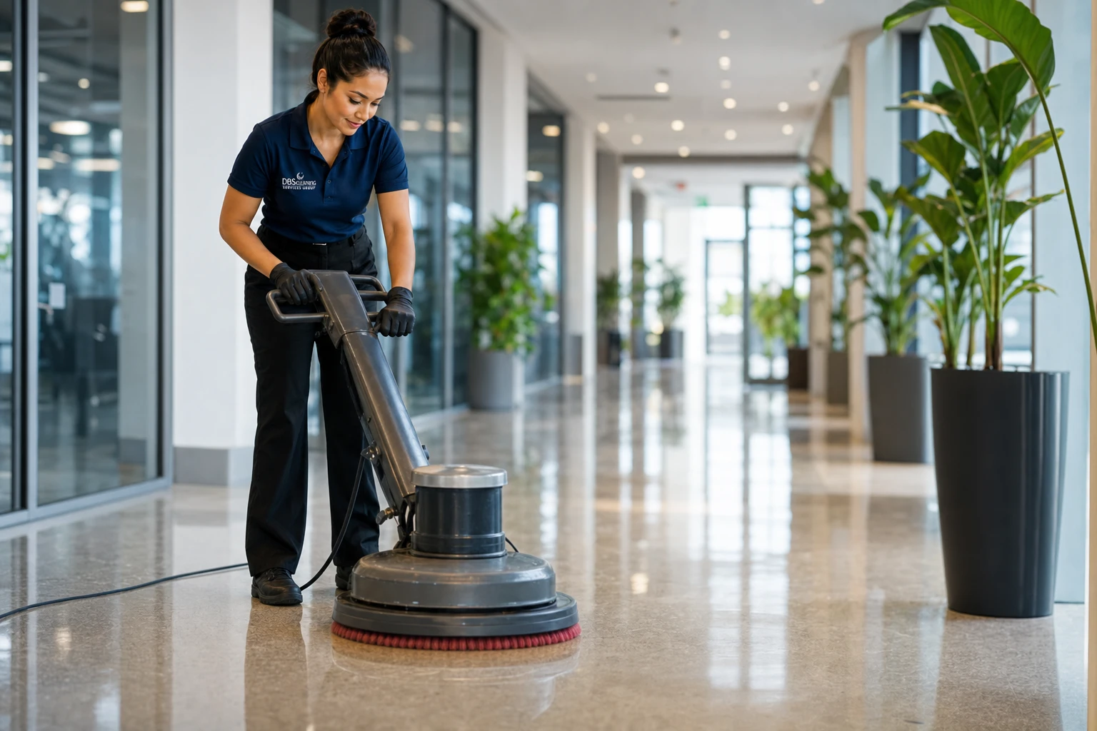 floor stripping process Johns Creek — burnish reveal