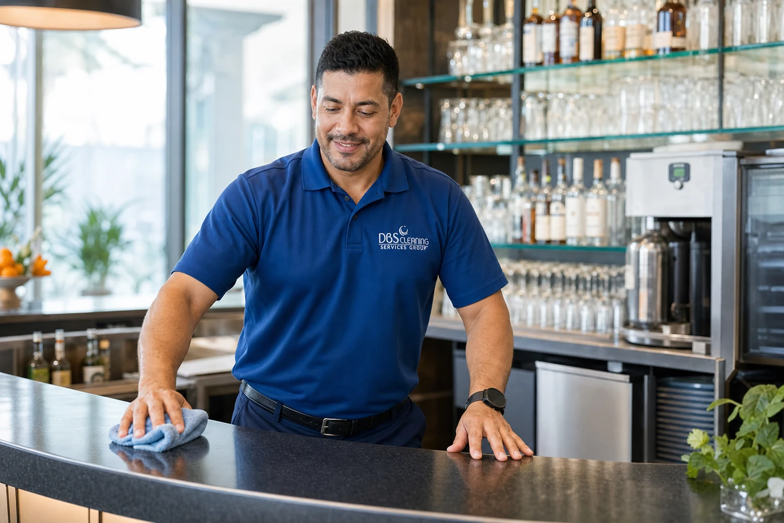 restaurant cleaning cost Duluth — bar beverage station