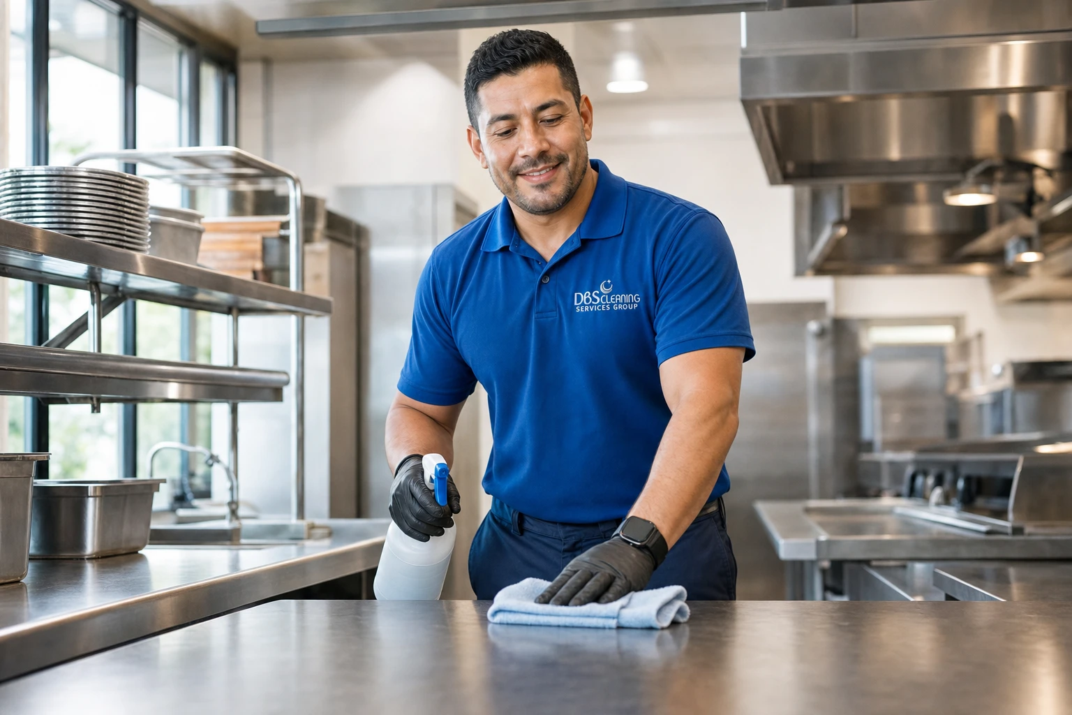 restaurant grease buildup Tucker — kitchen prep line