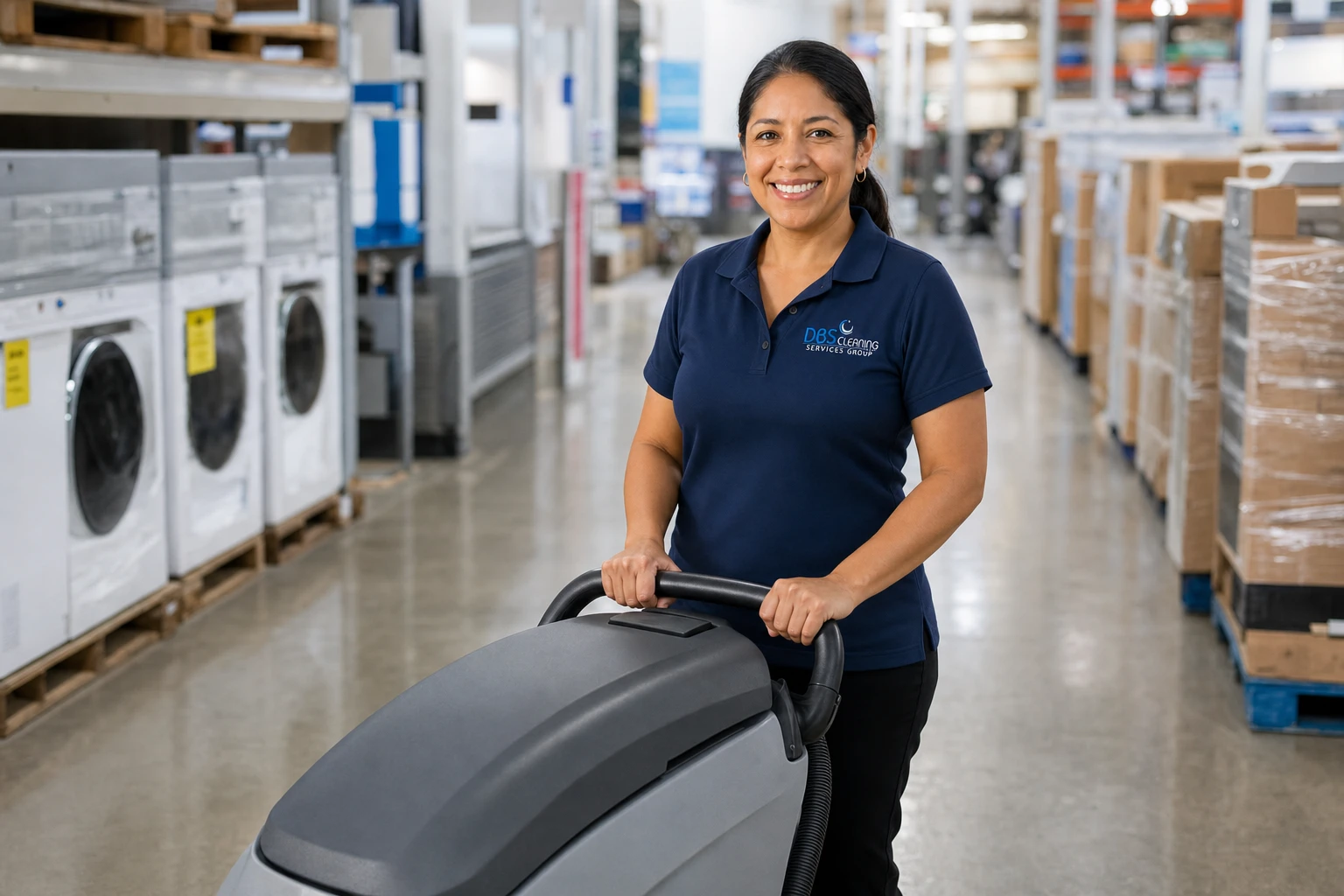 retail store cleaning Marietta — warehouse loading